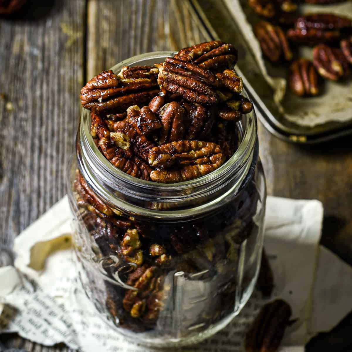 How to Make Crunchy Oil-Free Maple Roasted Pecans in Minutes